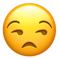 unamused emoji