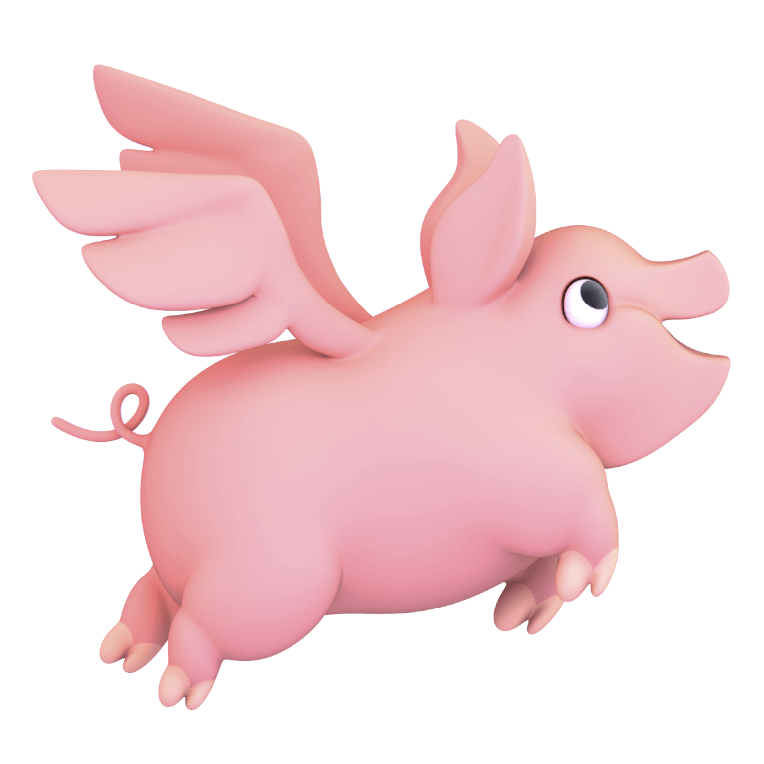 Little flying pig favicon